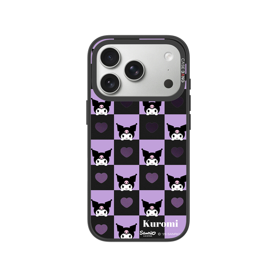 Kuromi Checkerboard Snap-On Phone Case
