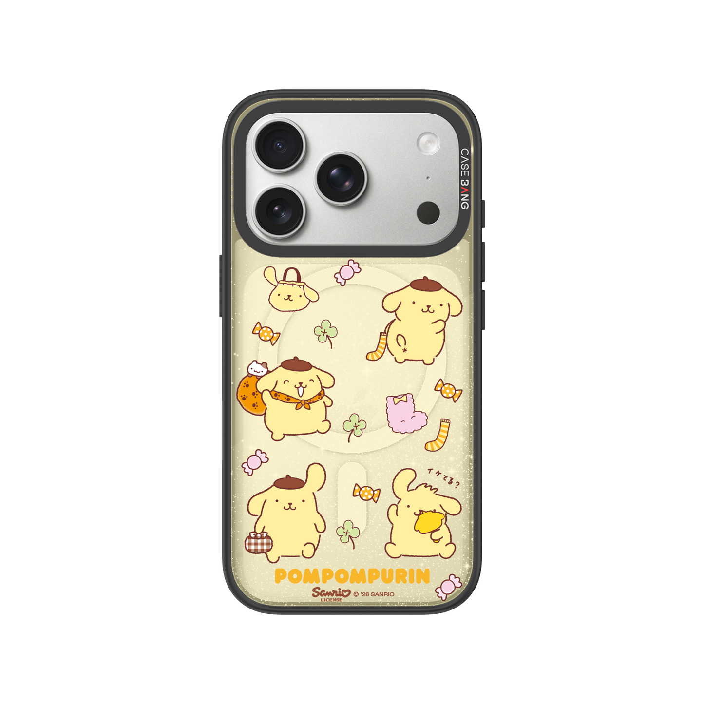 Happy Pompom Snap-On Phone Case