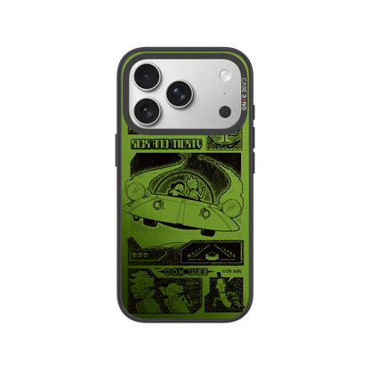 Green Print Snap-On Phone Case