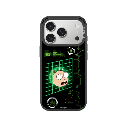 Grid Scan Morty Snap-On Phone Case