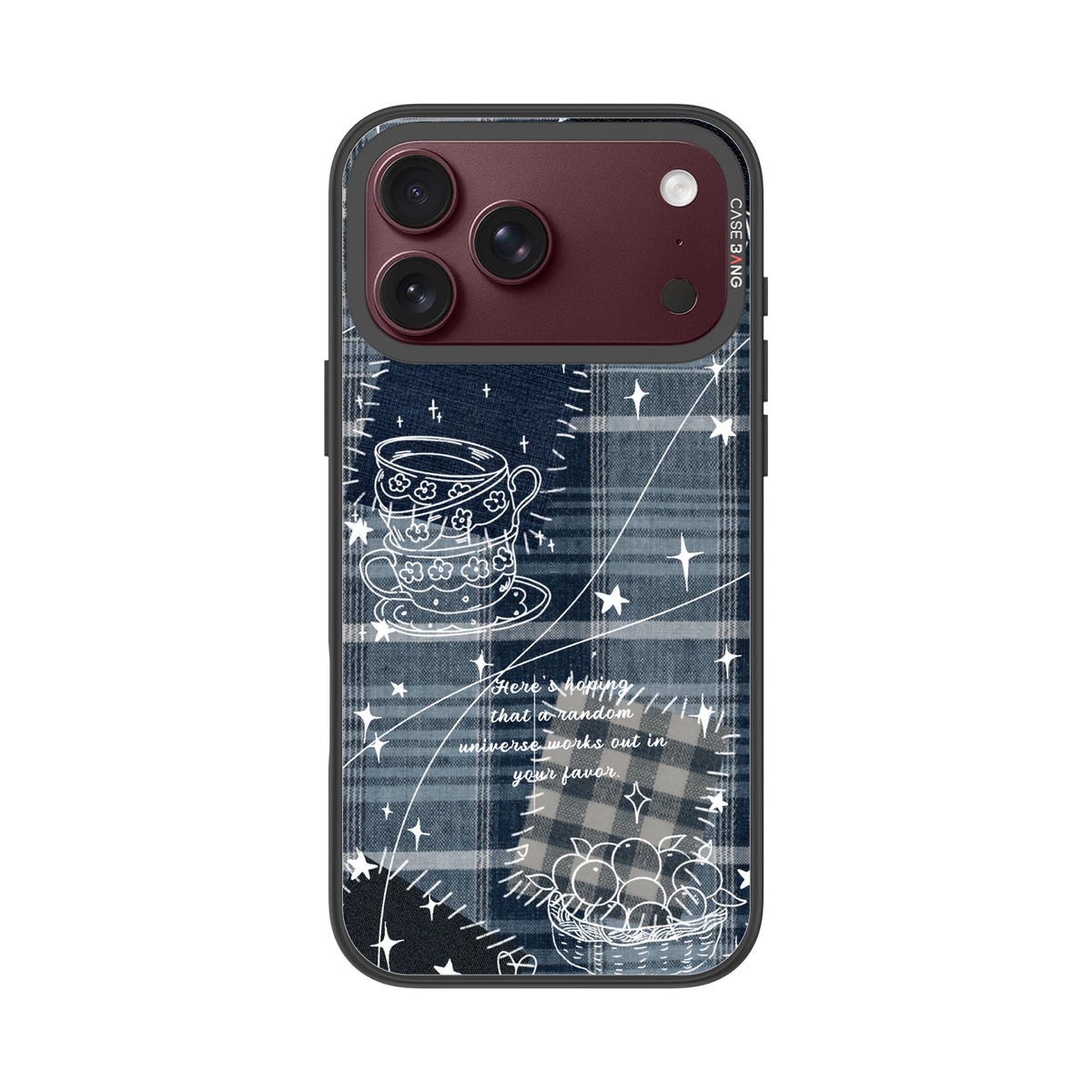 Denim Graffiti Snap-On Phone Case