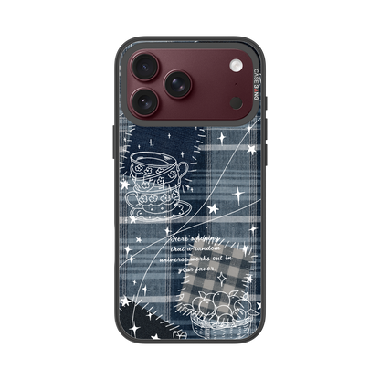 Denim Graffiti Snap-On Phone Case