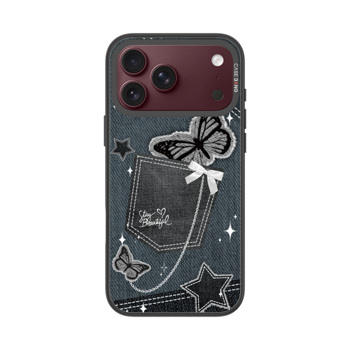 Denim Pocket Snap-On Phone Case