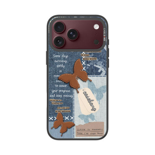 Denim Patchwork Snap-On Phone Case