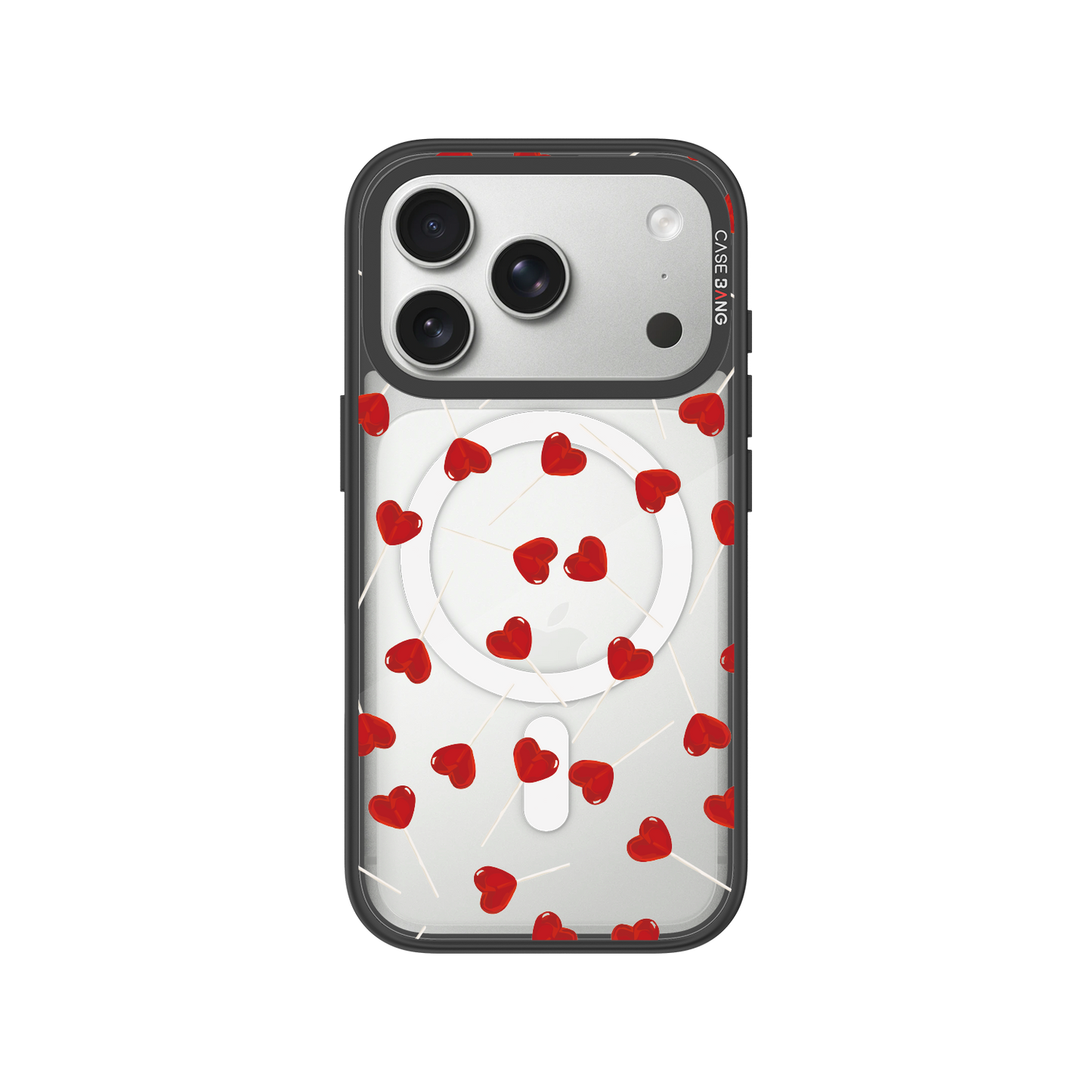Red Heart Snap-On Phone Case