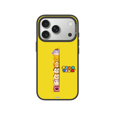 Yellow Disney Tsum Tsum striped Snap-On phone case