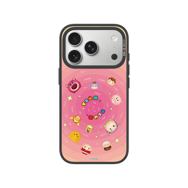 Disney Tsum Tsum pink swirl Snap-On phone case design