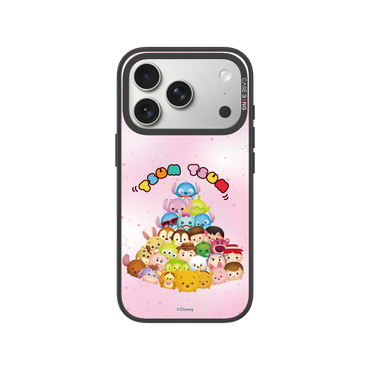 Pink Disney Tsum Tsum character stack Snap-On phone case