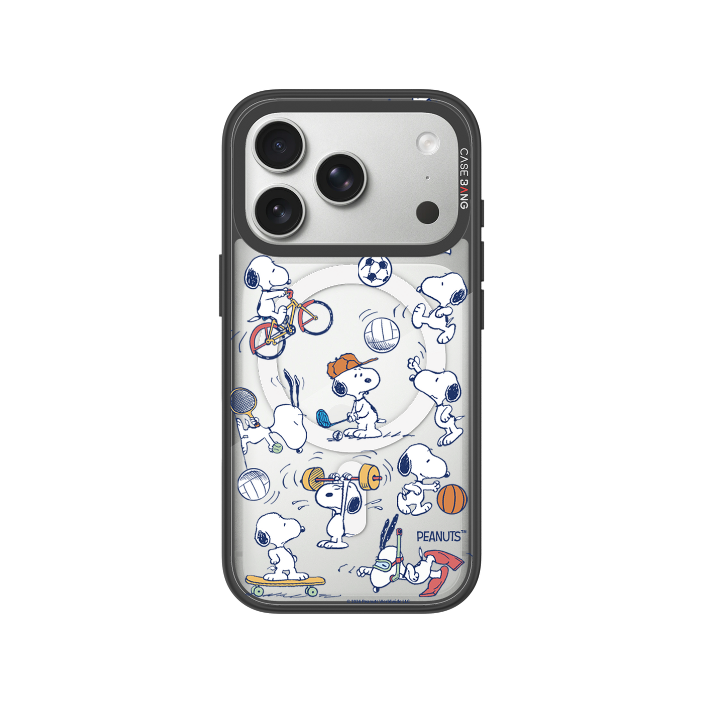Snoopy Sports Party snap-on phone case cover – ImagiSnap Case for iPhone & Samsung | CaseBang
