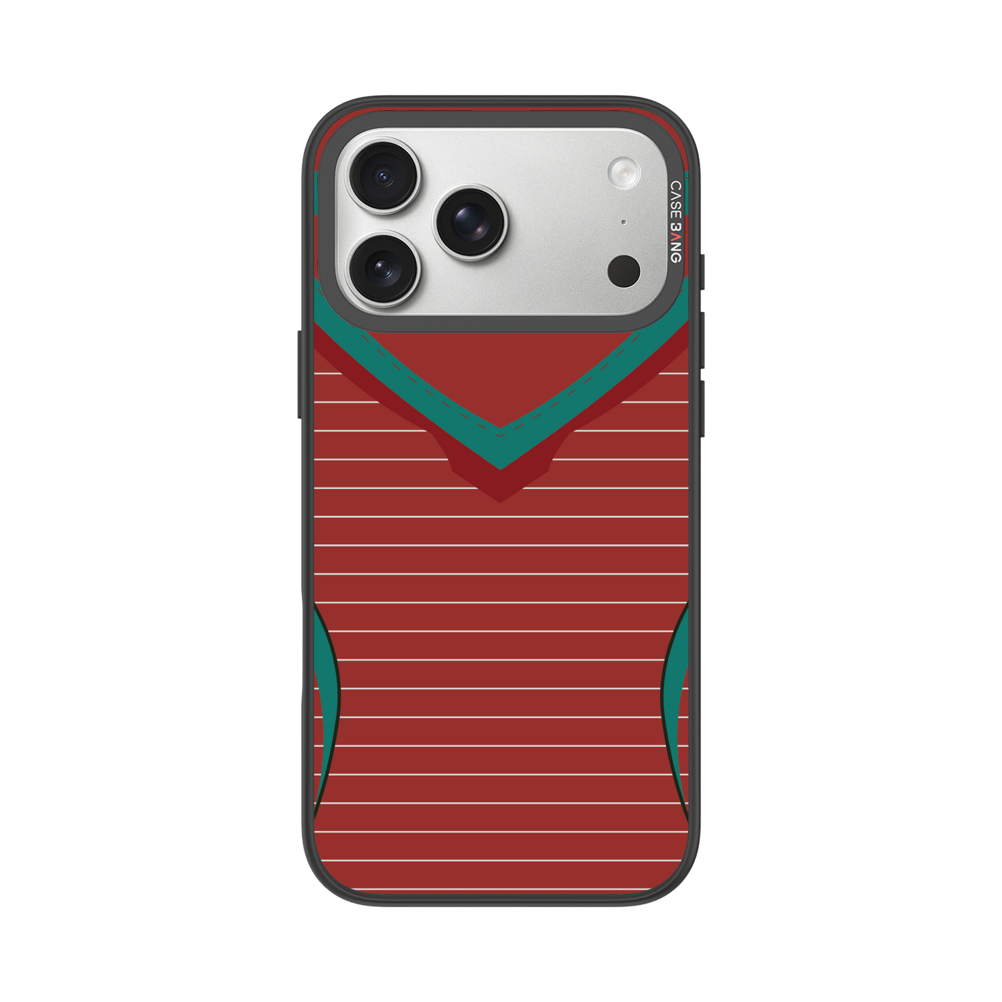 Red-Green Strikers Snap-On Phone Case
