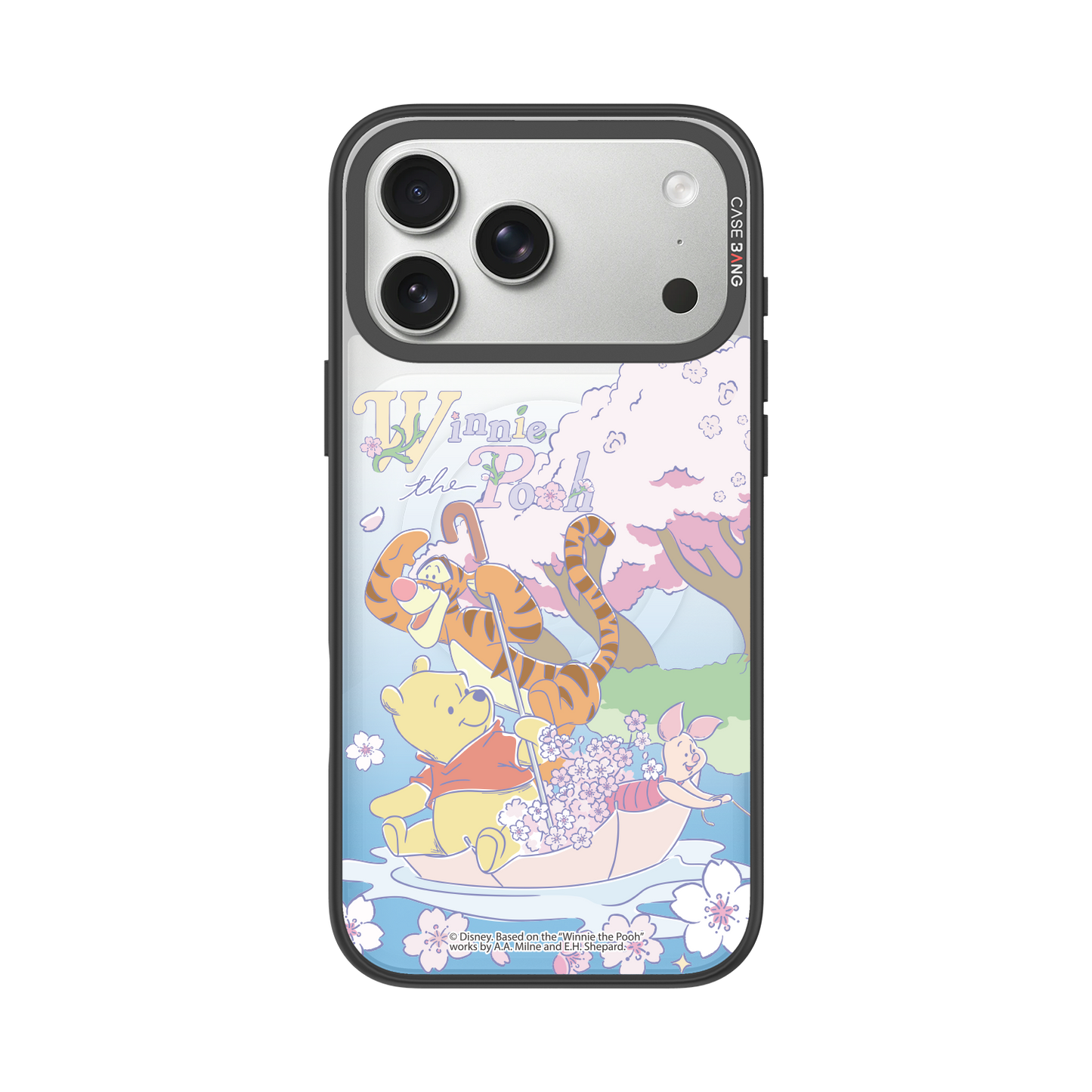 Pooh Family Paddling Snap-On Phone Case
