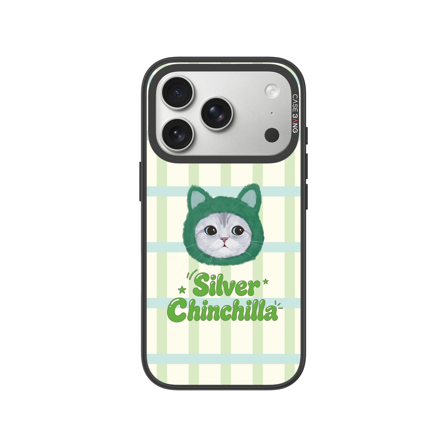 Silver Chinchilla Snap-On Phone Case