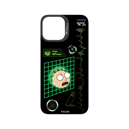 Grid Scan Morty Snap-On Phone Case