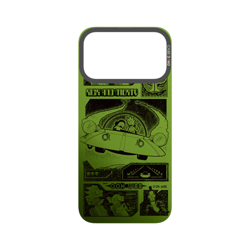 Green Print Snap-On Phone Case