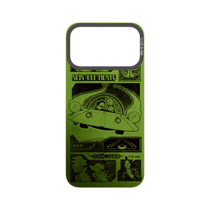 Green Print Snap-On Phone Case