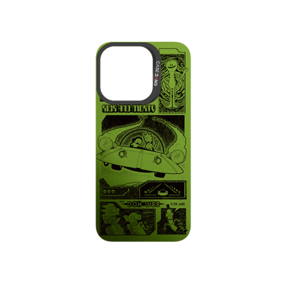 Green Print Snap-On Phone Case