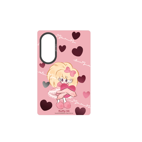 Pink Heart Hug Snap-On Phone Case