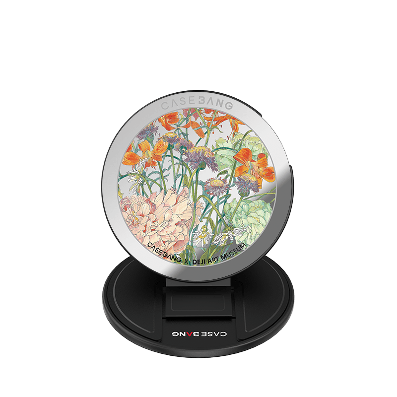 Deji Art Prosperous Flowers MagSafe grip stand set