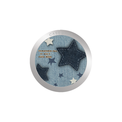 Denim Stars Grip Stand Back Cover | The Denim Manifesto | CASEBANG