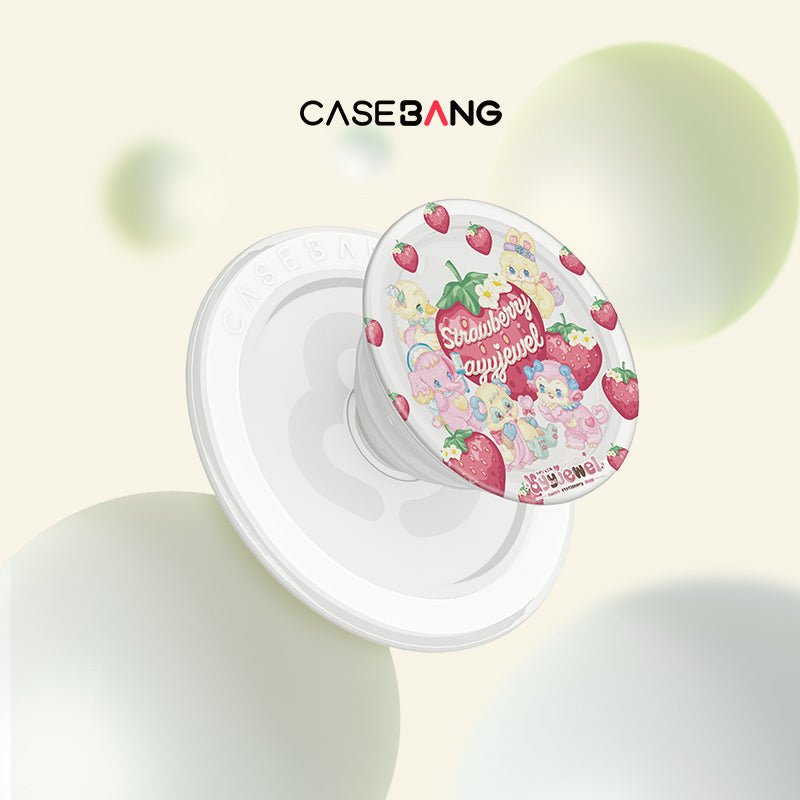 Dessert Magic Series MagSafe Airbag Grip Stand - CaseBangMagSafe Airbag Grip StandCaseBangStrawberry Party