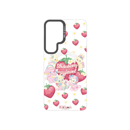 Dessert Magic Series Snap - On Cover - CaseBangImagiSnap Case MagSafe CompatibleCaseBangSAMSUNG S24Strawberry Party