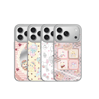 Dessert Magic Series Unijoy - CaseBangUnijoyCaseBangDessert Grid - SILVER FRAMEiPhone 14 Pro