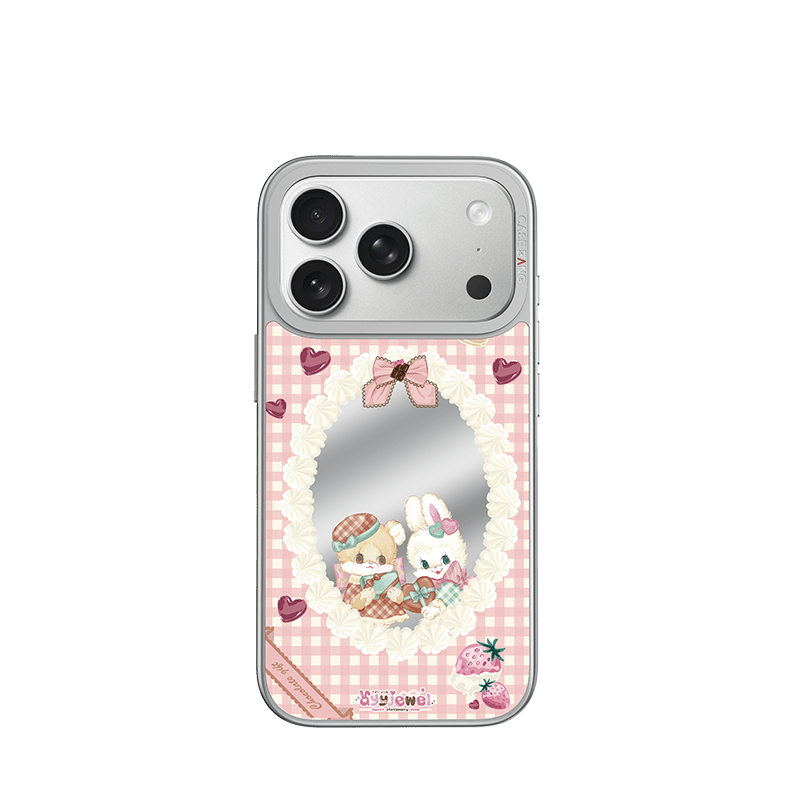 Dessert Magic Series Unijoy - CaseBangUnijoyCaseBangCreamy Mirror - SILVER FRAMEiPhone 14 Pro