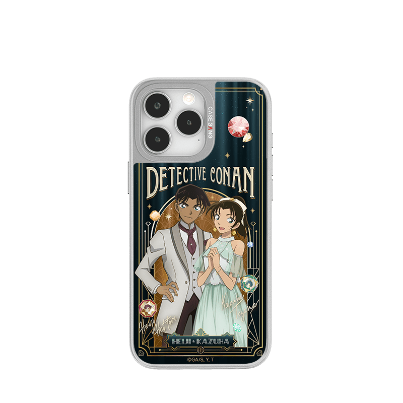 DETECTIVE CONAN Silver Unijoy - CaseBangUnijoyCaseBangGem Heiji & Kazuha AnniversaryiPhone 14 Pro