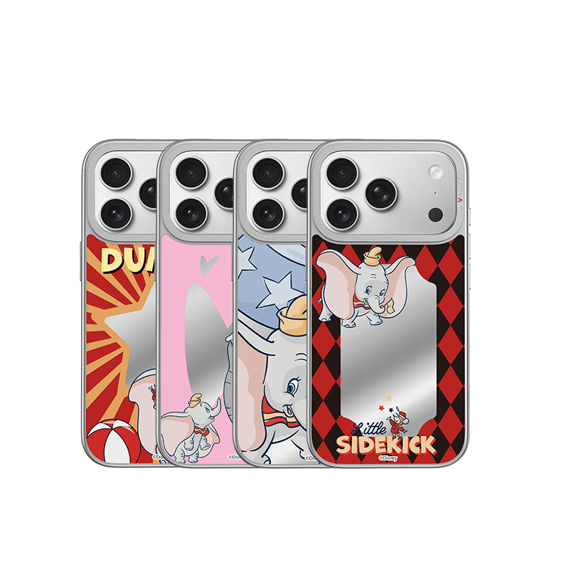 Disney Dumbo Silver Unijoy - CaseBangUnijoyCaseBangFace - to - Face DumboiPhone 14 Pro