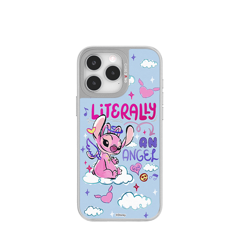 Disney Stitch Silver Unijoy - CaseBangUnijoyCaseBangLiterally AngeliPhone 14 Pro