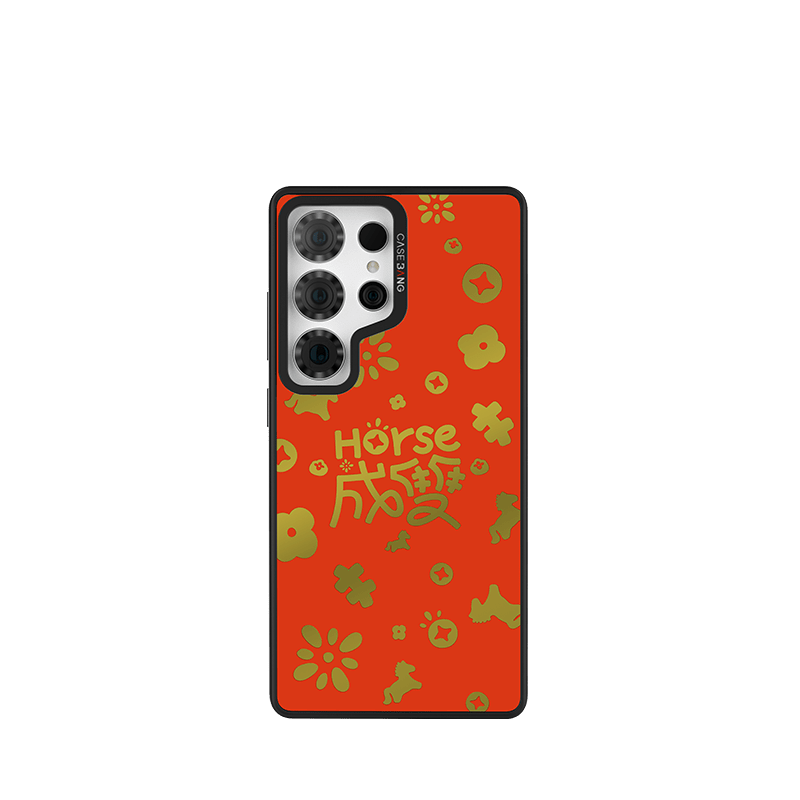 Double The Luck Snap - On Phone Case - CaseBangMirror ImagiSnap Case MagSafe CompatibleCaseBangSamsung S25 UltraBack Cover+Base Case