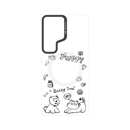 Kat and Puppy Snap-On Phone Case