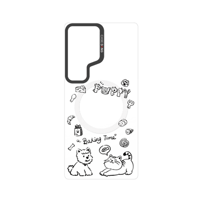 Kat and Puppy Snap-On Phone Case