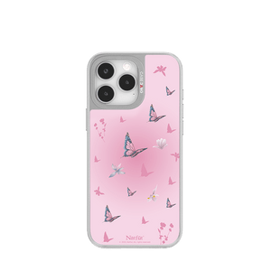 Ethereal Garden Silver Unijoy - CaseBangUnijoyCaseBangPink ButterflyiPhone 14 Pro