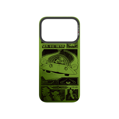 Green Print Snap-On Phone Case