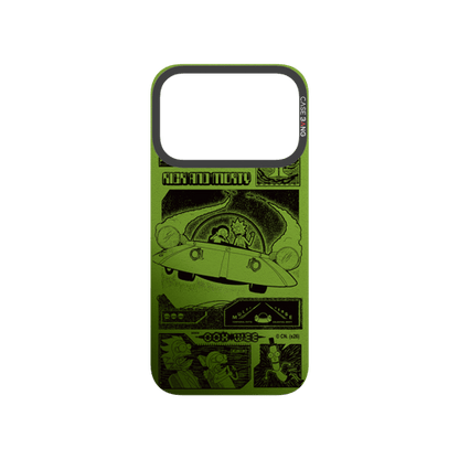 Green Print Snap-On Phone Case