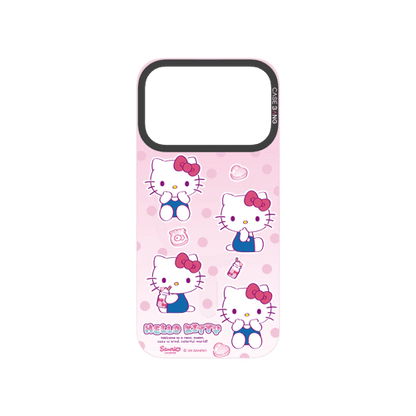 Kitty Sticker snap-on phone case cover for iPhone 17 – Sanrio Hello Kitty | CaseBang