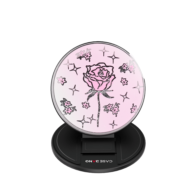Flowing Rose MagSafe Grip Stand - CaseBangMagsafe Grip StandCaseBangBase Stand + Back Cover