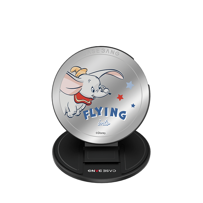 Flying Dumbo grip stand with base and back cover