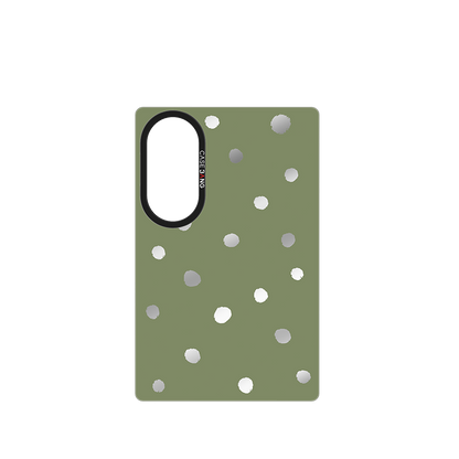 Apricot Yellow Polka Dots Snap-On Case for Galaxy Z Fold8