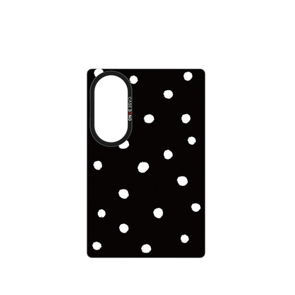 Black Polka Dots Snap-On Case for Galaxy Z Fold8
