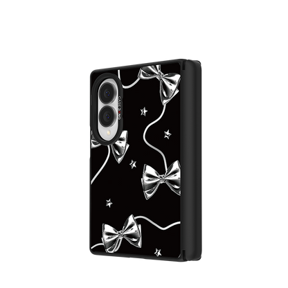 Black Silvery Snap-On Case for Galaxy Z Fold8