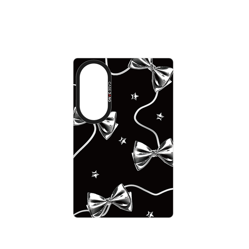 Black Silvery Snap-On Case for Galaxy Z Fold8