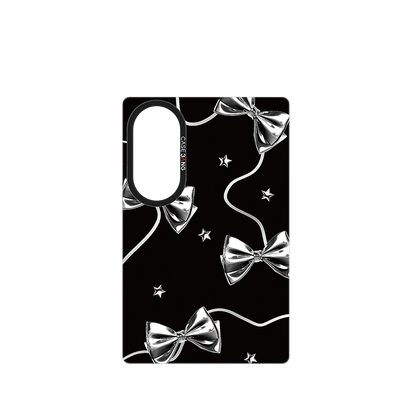 Black Silvery Snap-On Case for Galaxy Z Fold8