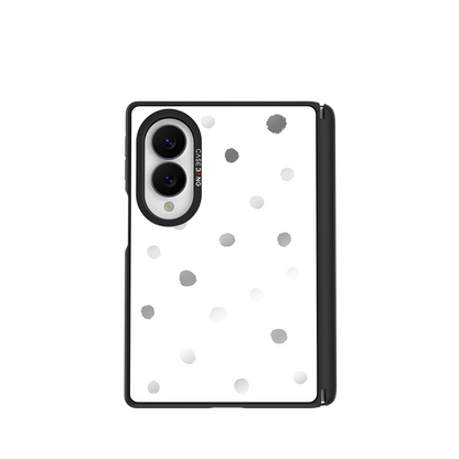 Coconut White Polka Dots Snap-On Case for Galaxy Z Fold8