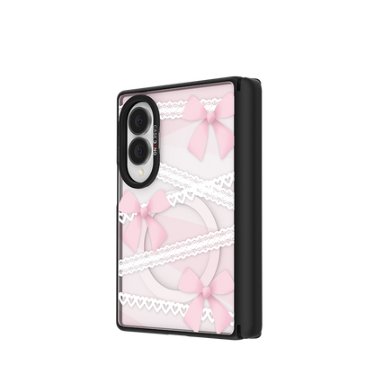 Lace Bow Snap-On Case for Galaxy Z Fold8