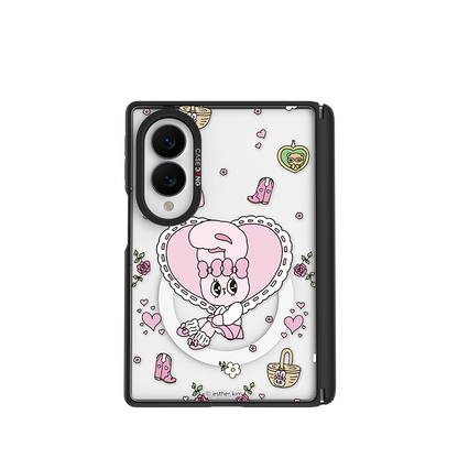 Love Esther Bunny Snap-On Case for Galaxy Z Fold8