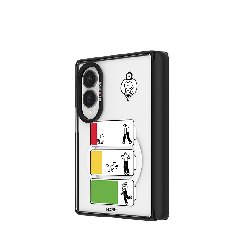 His Cat Snap-On Case Galaxy Z Fold8 detail