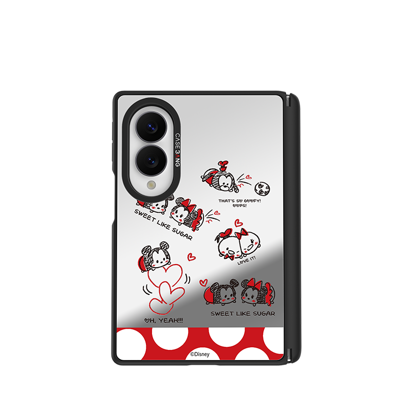 Mickey& Minnie Polka Love Snap-On Case for Galaxy Z Fold8