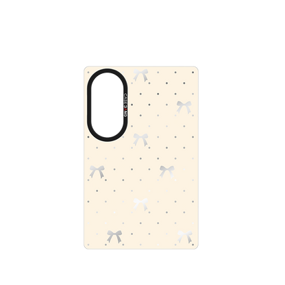 Milkshake White Bow Snap-On Case for Galaxy Z Fold8